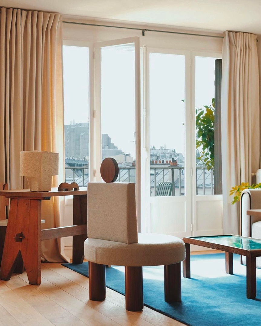 Rideaux WINDOW dans un appartement à Paris